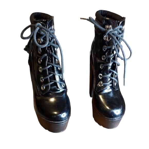 Jacobies Beverly Hills boots Nelia 1 size us 6.5 black - Picture 6 of 15